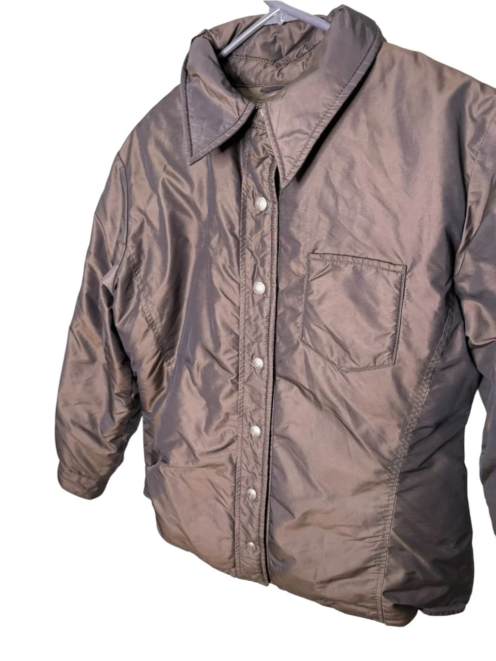 Banana Republic Brown Down Puffer Jacket Women's Medium
